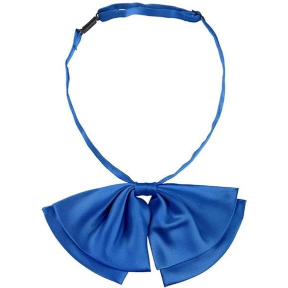 WOMEN'S Pre-Tied Neckties Bowknot Solid Adjustable Casual Uniform Bowtie - Picture 1 of 5
